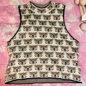 Never worn Anthropologie sweater vest SIZE XL